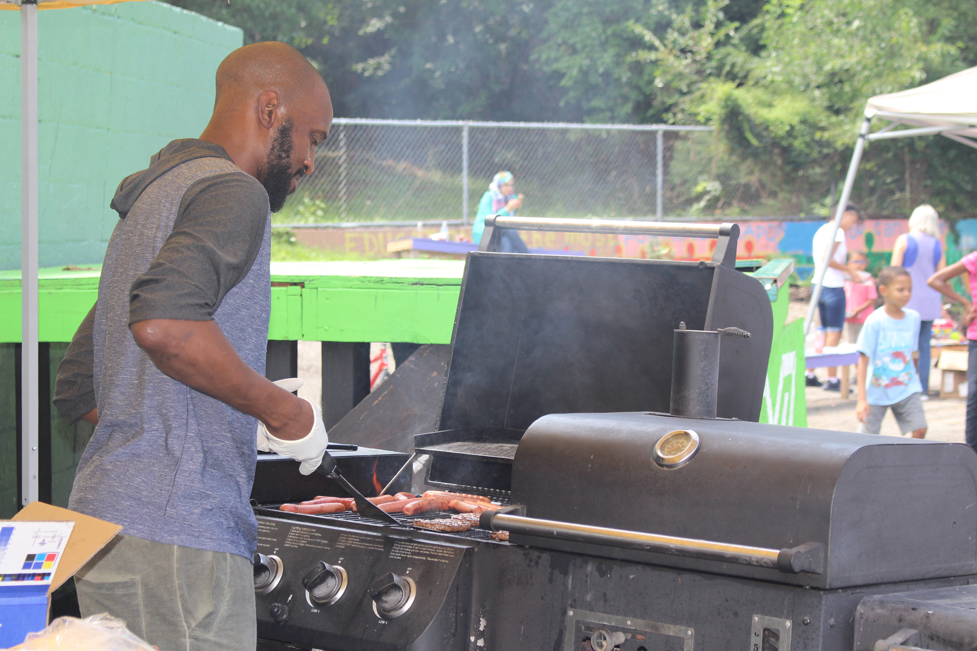 Ira Cambric went beyond being an amazing dance instructor and helped us out at our annual BBQ in August.