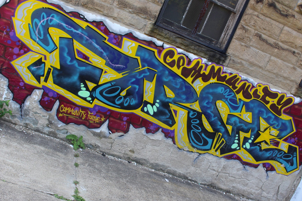 Thanks to Shane Pilster for painting this amazing tag on our building!